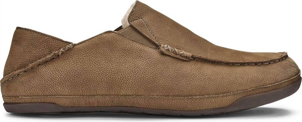 NEW OLUKAI men's kipuka hulu shoes in toffee/toffee